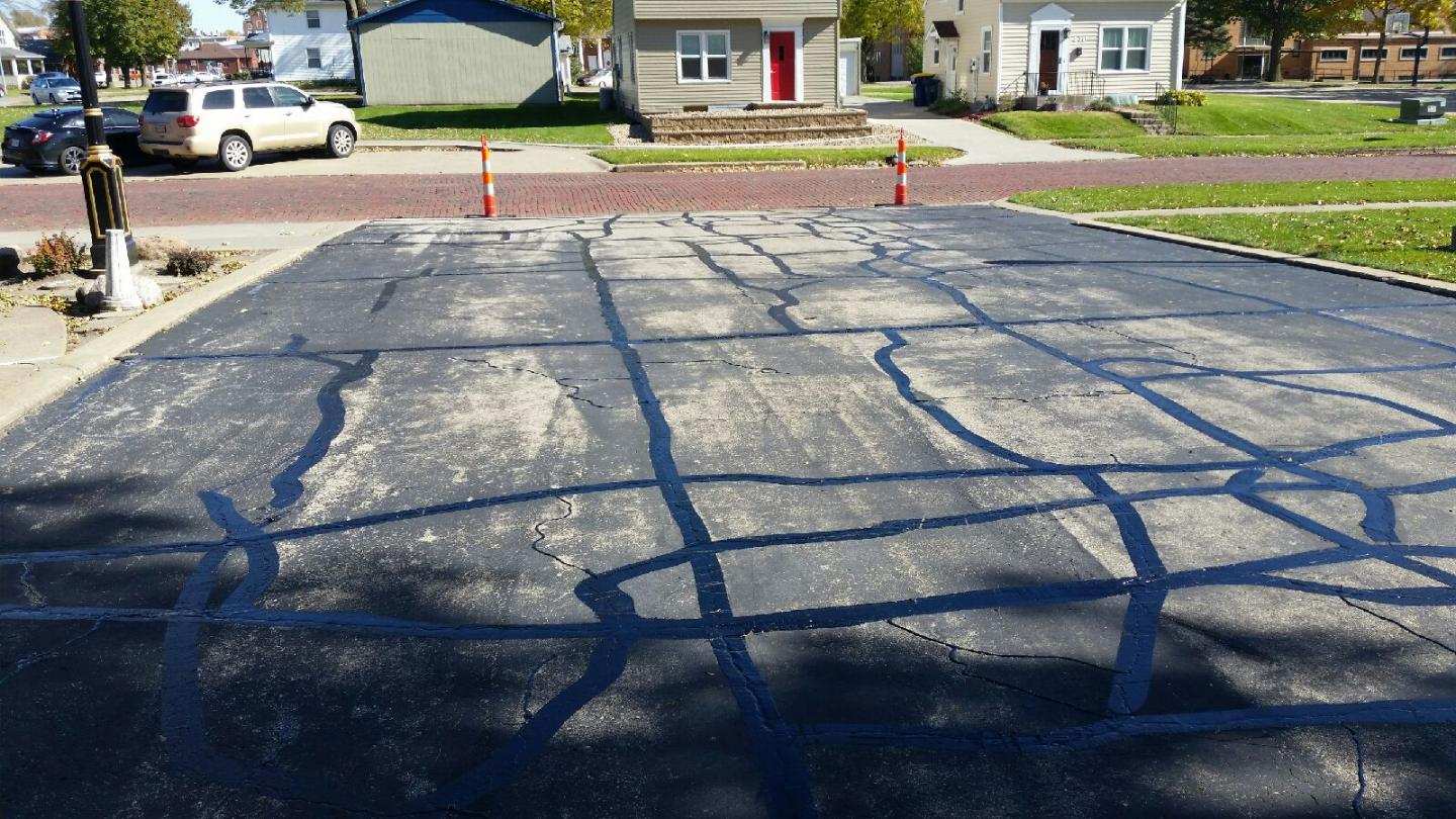 Asphalt crack and pothole repair